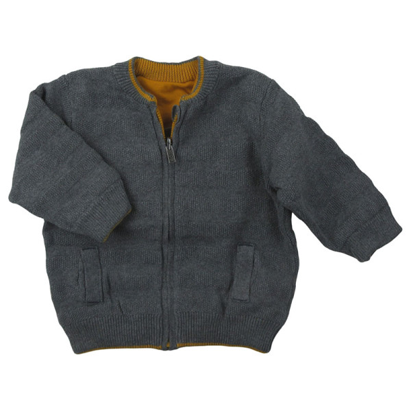 Weste - Okaidi-Obaibi - 74 cm (12 Monate) – Secondhand-Babykleidung/-Kinderkleidung von Okaidi-Obaibi – Les Ptits Potes