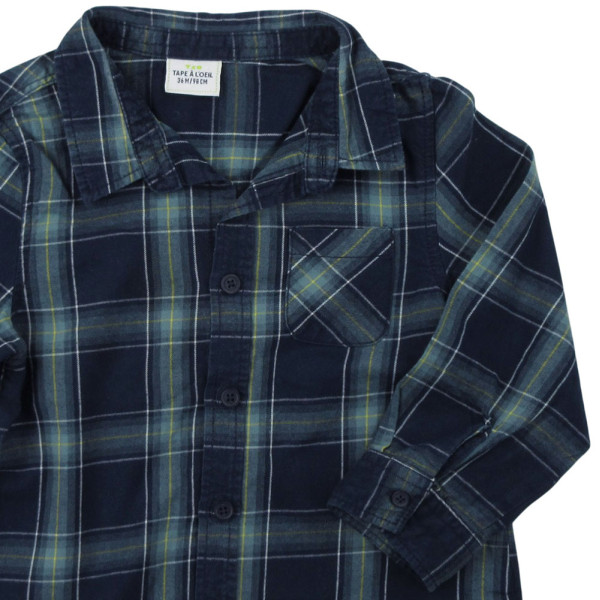 Overhemd met lange mouwen - Tape à l'Oeil - 98 cm (3 jaar) – Tweedehands baby- en kinderkleding van Tape à l'Oeil – Les Ptits