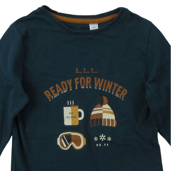 T-Shirt - OKAÏDI - 6 ans (116) – Vêtement d’occasion bébé/enfant Okaidi-Obaibi – Les Ptits Potes