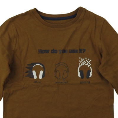 Langarmshirt - Okaidi-Obaibi - 116 cm (6 Jahre) – Secondhand-Babykleidung/-Kinderkleidung von Okaidi-Obaibi – Les Ptits Potes