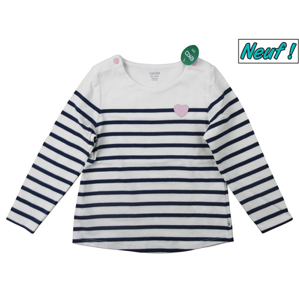 Langarmshirt - Okaidi-Obaibi - 86 cm (23 Monate) – Secondhand-Babykleidung/-Kinderkleidung von Okaidi-Obaibi – Les Ptits Pote