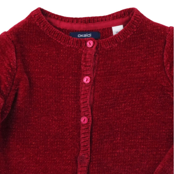 Gilet polaire pailleté - OBAÏBI - 3 ans (98) – Vêtement d’occasion bébé/enfant Okaidi-Obaibi – Les Ptits Potes