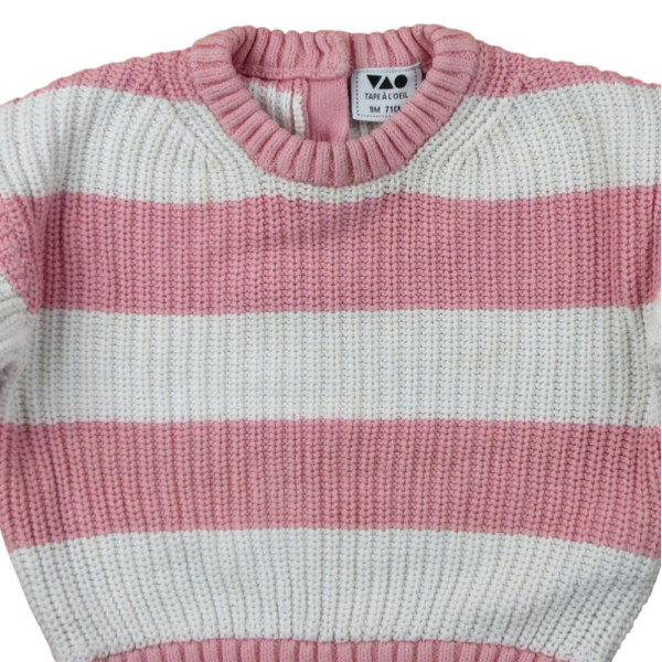 Pullover - Tape à l'Oeil - 71 cm (9 Monate) – Secondhand-Babykleidung/-Kinderkleidung von Tape à l'Oeil – Les Ptits Potes
