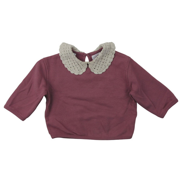 T-shirt met lange mouwen - Zara - 3-6 maanden 68 cm – Tweedehands baby- en kinderkleding van Zara – Les Ptits Potes