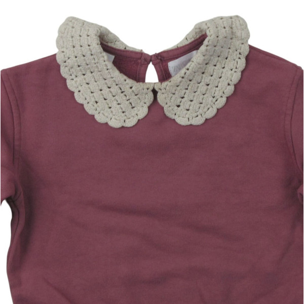 T-shirt met lange mouwen - Zara - 3-6 maanden 68 cm – Tweedehands baby- en kinderkleding van Zara – Les Ptits Potes