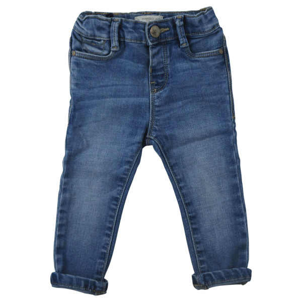 Jeans - Mango - 6-9 Monate 74 cm – Secondhand-Babykleidung/-Kinderkleidung von Mango – Les Ptits Potes