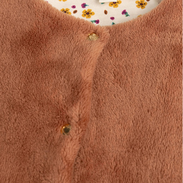 Gilet polaire réversible - DPAM - 12 mois (74) – Vêtement d’occasion bébé/enfant Dpam – Les Ptits Potes