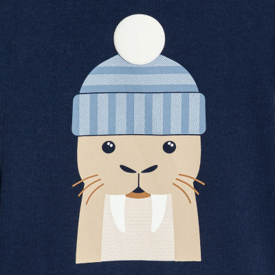 T-Shirt - OBAÏBI - 12 mois (74) – Vêtement d’occasion bébé/enfant Okaidi-Obaibi – Les Ptits Potes