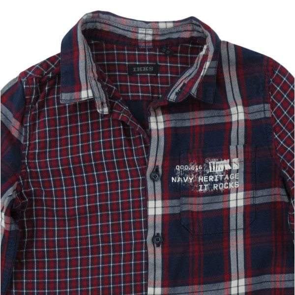 Chemise - IKKS - 6 ans (116) – Vêtement d’occasion bébé/enfant IKKS – Les Ptits Potes
