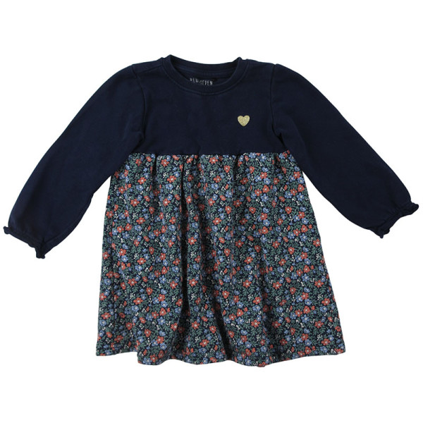 Jurk - Blue Seven - 104 cm (4 jaar) – Tweedehands baby- en kinderkleding van Blue Seven – Les Ptits Potes