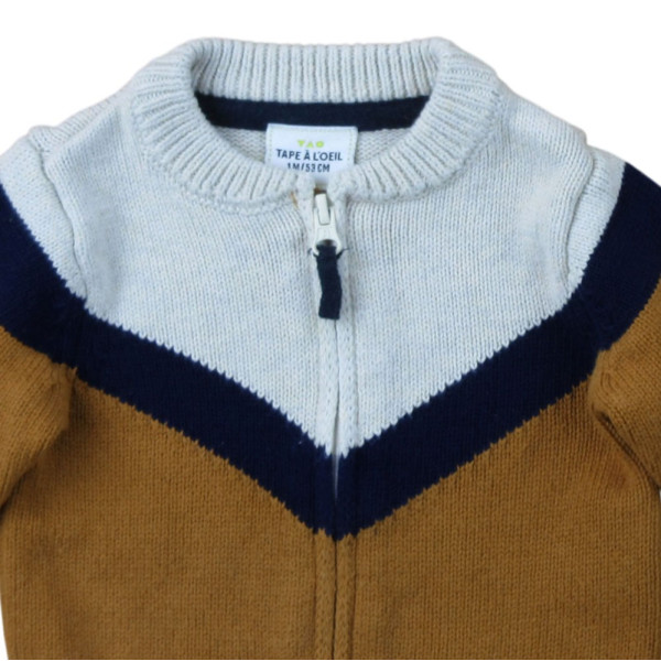 Weste - Tape à l'Oeil - 53 cm (1 Monat) – Secondhand-Babykleidung/-Kinderkleidung von Tape à l'Oeil – Les Ptits Potes