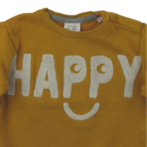 Sweatshirt - Zara - 18-24 Monate 92 cm – Secondhand-Babykleidung/-Kinderkleidung von Zara – Les Ptits Potes