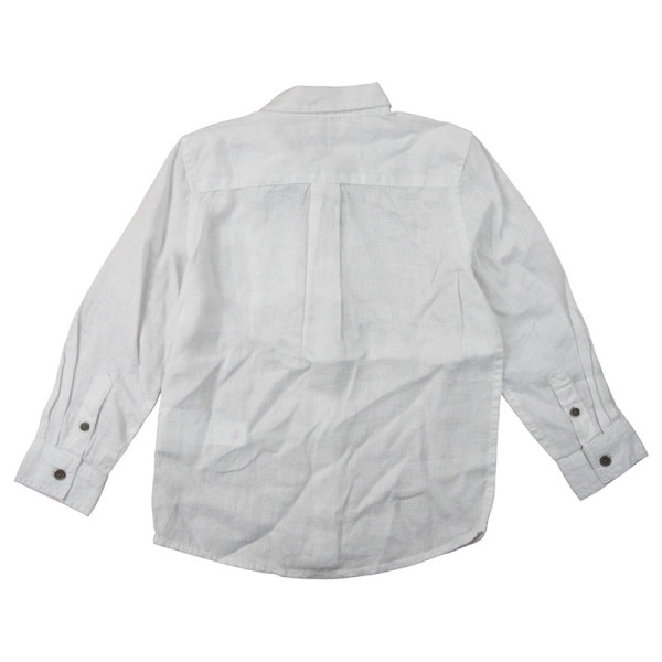 Chemise en lin neuve - 5 ans – Vêtement d’occasion bébé/enfant  – Les Ptits Potes