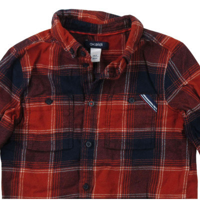 Hemd mit langen Ärmeln - Okaidi-Obaibi - 98 cm (3 Jahre) – Secondhand-Babykleidung/-Kinderkleidung von Okaidi-Obaibi – Les Pt