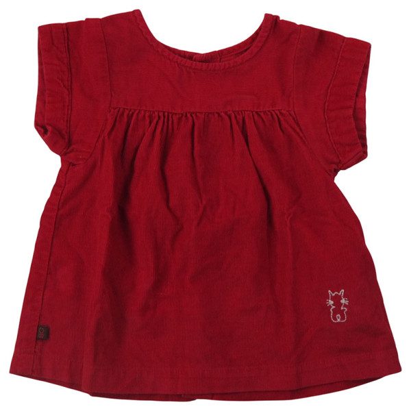 Kleid - Okaidi-Obaibi - 60 cm (3 Monate) – Secondhand-Babykleidung/-Kinderkleidung von Okaidi-Obaibi – Les Ptits Potes