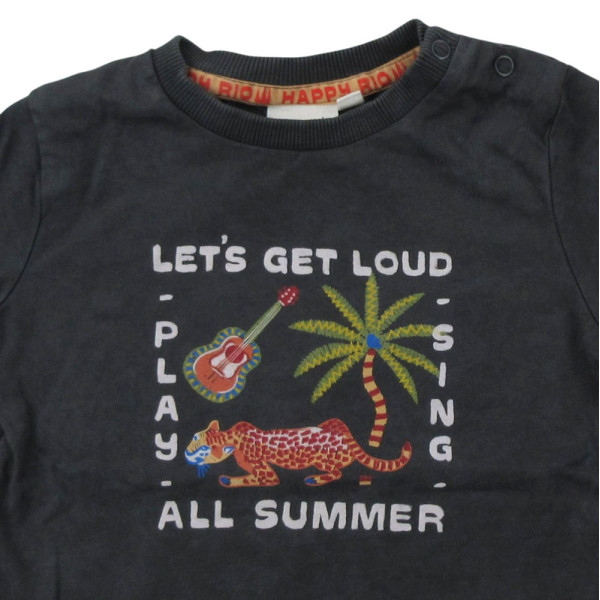 T-shirt met korte mouwen - Feetje - 86 cm (18 maanden) – Tweedehands baby- en kinderkleding van Feetje – Les Ptits Potes