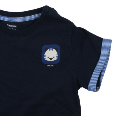 T-Shirt - OBAÏBI - 23 mois (86) – Vêtement d’occasion bébé/enfant Okaidi-Obaibi – Les Ptits Potes