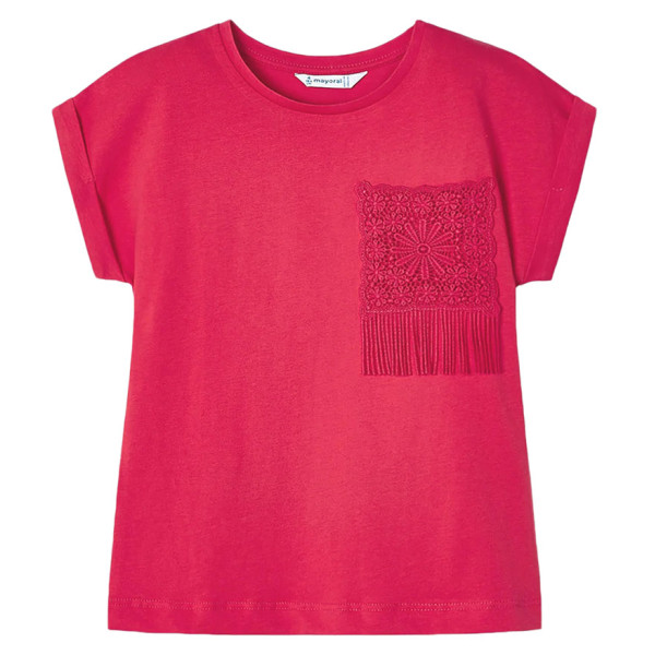 T-shirt met korte mouwen - Mayoral - 104 cm (4 jaar) – Tweedehands baby- en kinderkleding van Mayoral – Les Ptits Potes