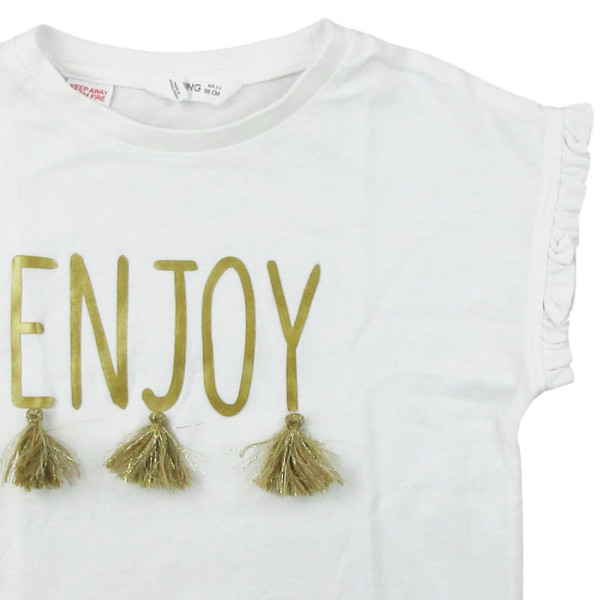 Kurzarmshirt - Mango - 2-3 Jahre 98 cm – Secondhand-Babykleidung/-Kinderkleidung von Mango – Les Ptits Potes