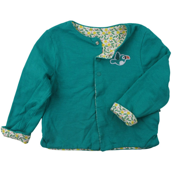 Weste - Okaidi-Obaibi - 86 cm (23 Monate) – Secondhand-Babykleidung/-Kinderkleidung von Okaidi-Obaibi – Les Ptits Potes