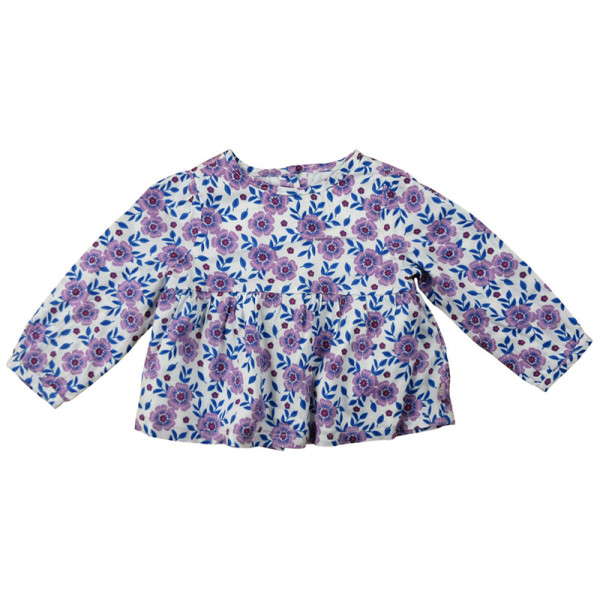 Bluse mit langen Ärmeln - Sergent Major - 71 cm (9 Monate) – Secondhand-Babykleidung/-Kinderkleidung von Sergent Major – Les 