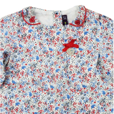 Bluse mit langen Ärmeln - Sergent Major - 71 cm (9 Monate) – Secondhand-Babykleidung/-Kinderkleidung von Sergent Major – Les 