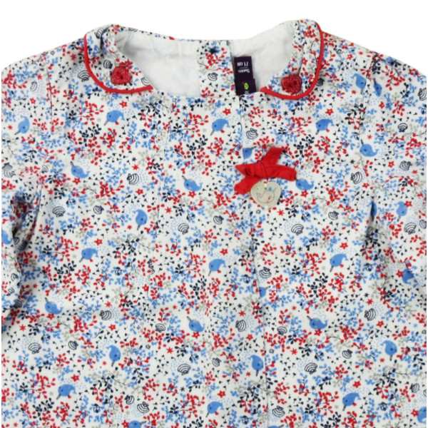 Bluse mit langen Ärmeln - Sergent Major - 71 cm (9 Monate) – Secondhand-Babykleidung/-Kinderkleidung von Sergent Major – Les 