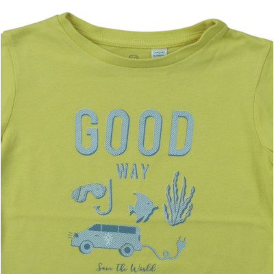 Kurzarmshirt - Okaidi-Obaibi - 98 cm (3 Jahre) – Secondhand-Babykleidung/-Kinderkleidung von Okaidi-Obaibi – Les Ptits Potes