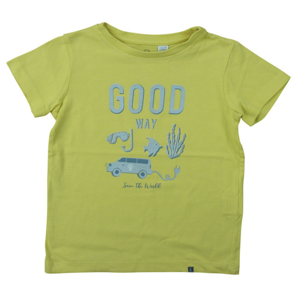 T-shirt met korte mouwen - Okaidi-Obaibi - 98 cm (3 jaar) – Tweedehands baby- en kinderkleding van Okaidi-Obaibi – Les Ptits 