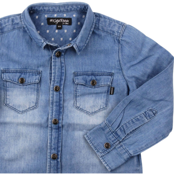 Hemd mit langen Ärmeln - JBC - 104 cm (4 Jahre) – Secondhand-Babykleidung/-Kinderkleidung von JBC – Les Ptits Potes