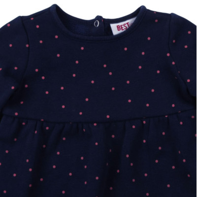 Jurk - Besties - 62 cm (3 maanden) – Tweedehands baby- en kinderkleding van Besties – Les Ptits Potes