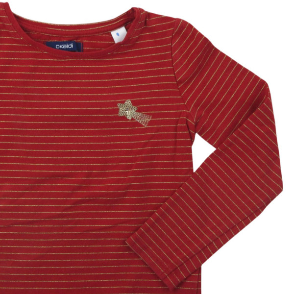 Langarmshirt - Okaidi-Obaibi - 98 cm (3 Jahre) – Secondhand-Babykleidung/-Kinderkleidung von Okaidi-Obaibi – Les Ptits Potes