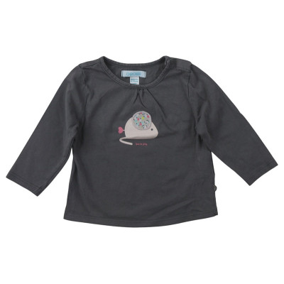 T-shirt met lange mouwen - Okaidi-Obaibi - 68 cm (6 maanden)