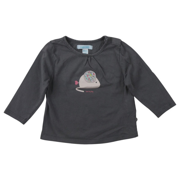 T-Shirt - OBAÏBI - 6 mois (68) – Vêtement d’occasion bébé/enfant Okaidi-Obaibi – Les Ptits Potes