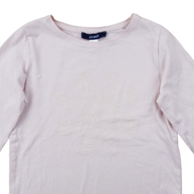 T-shirt met lange mouwen - Okaidi-Obaibi - 116 cm (6 jaar) – Tweedehands baby- en kinderkleding van Okaidi-Obaibi – Les Ptits