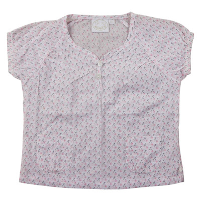 Blouse met korte mouwen - Noukie's - 80 cm (12 maanden) – Tweedehands baby- en kinderkleding van Noukie's – Les Ptits Potes