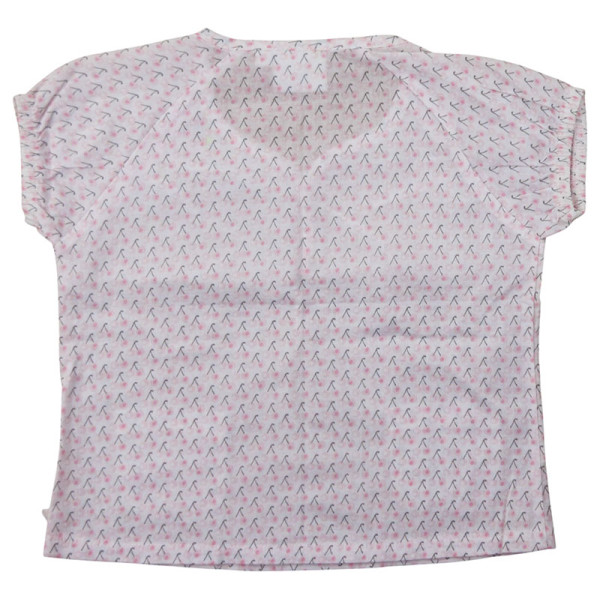 Blouse met korte mouwen - Noukie's - 80 cm (12 maanden) – Tweedehands baby- en kinderkleding van Noukie's – Les Ptits Potes
