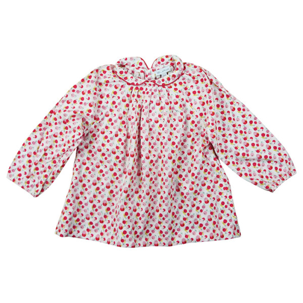 Blouse met lange mouwen - Dpam - 12 maanden – Tweedehands baby- en kinderkleding van Dpam – Les Ptits Potes