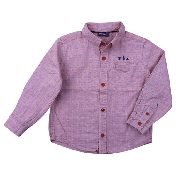 Hemd mit langen Ärmeln - Sergent Major - 92 cm (2 Jahre) – Secondhand-Babykleidung/-Kinderkleidung von Sergent Major – Les Pt