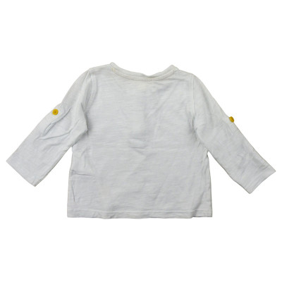 T-shirt met lange mouwen - Dpam - 68 cm (6 maanden) – Tweedehands baby- en kinderkleding van Dpam – Les Ptits Potes