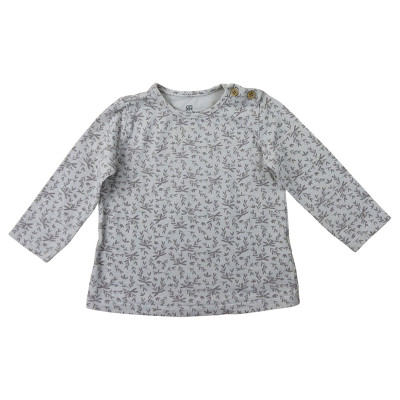 T-shirt met lange mouwen - La Redoute - 74 cm (12 maanden)