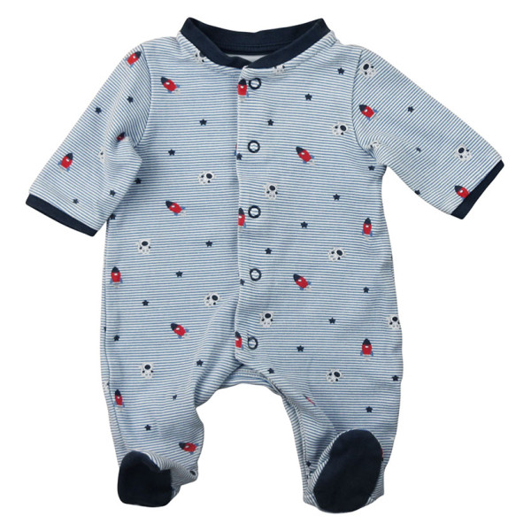 Pyjama - OBAÏBI - 1 mois (53) – Vêtement d’occasion bébé/enfant Okaidi-Obaibi – Les Ptits Potes