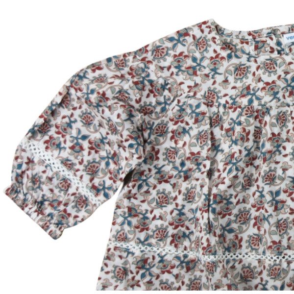 Bluse mit langen Ärmeln - Vertbaudet - 18 Monate – Secondhand-Babykleidung/-Kinderkleidung von Vertbaudet – Les Ptits Potes