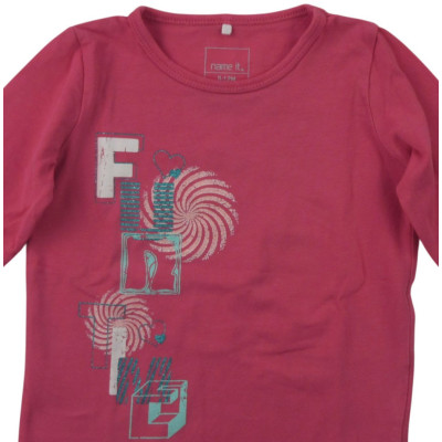 T-shirt met lange mouwen - Name it - 9-12 maanden 80 cm – Tweedehands baby- en kinderkleding van Name it – Les Ptits Potes