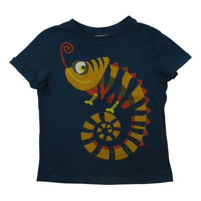 T-shirt met korte mouwen - Dpam - 116 cm (6 jaar) – Tweedehands baby- en kinderkleding van Dpam – Les Ptits Potes