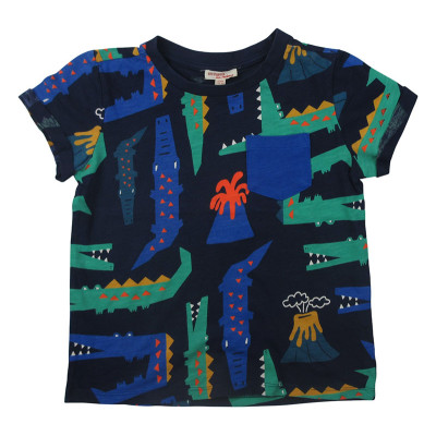 Kurzarmshirt - Dpam - 116 cm (6 Jahre) – Secondhand-Babykleidung/-Kinderkleidung von Dpam – Les Ptits Potes