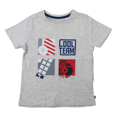 Kurzarmshirt - Okaidi-Obaibi - 98 cm (3 Jahre) – Secondhand-Babykleidung/-Kinderkleidung von Okaidi-Obaibi – Les Ptits Potes