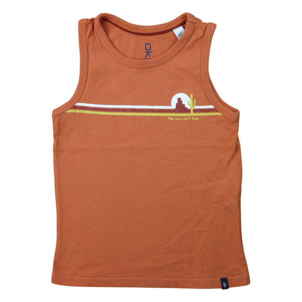 Tanktop - Okaidi-Obaibi - 110 cm (5 jaar) – Tweedehands baby- en kinderkleding van Okaidi-Obaibi – Les Ptits Potes