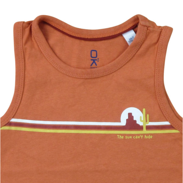 Débardeur - OKAÏDI - 5 ans (110) – Vêtement d’occasion bébé/enfant Okaidi-Obaibi – Les Ptits Potes