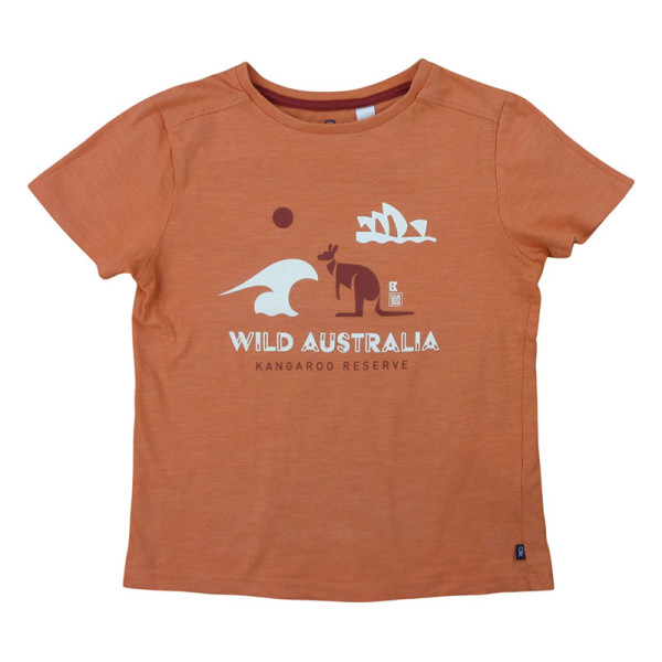 T-shirt met korte mouwen - Okaidi-Obaibi - 116 cm (6 jaar) – Tweedehands baby- en kinderkleding van Okaidi-Obaibi – Les Ptits